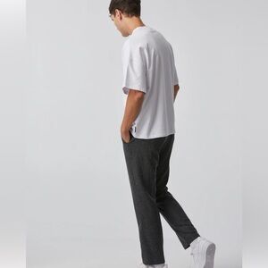 I Love Ugly Mens Wool Blend  Pants Charcoal slim Kobe pants